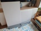IKEA linnmon tabletop x2 (100cm and 120cm) and legs x6, Huis en Inrichting, Bureaus, Gebruikt, Ophalen
