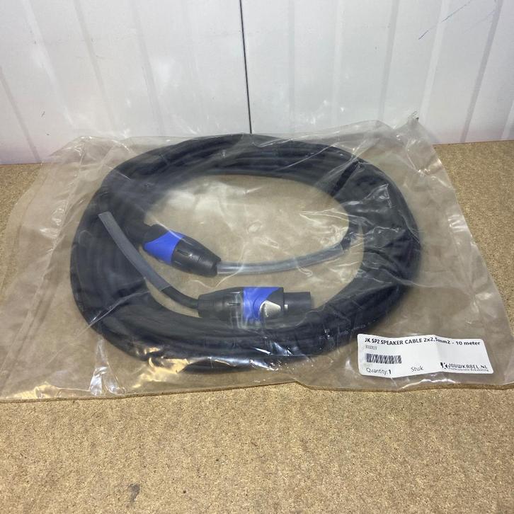 JK SP2 speakon 2x2.5mmq 10m speakerkabel (6x), Muziek en Instrumenten, Kabels en Stekkers, Nieuw, Speaker of Versterker, Ophalen of Verzenden