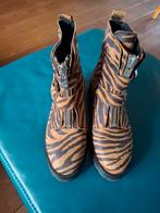 Manfield zebraprint laarsjes maat 38, Overige kleuren, Verzenden, Lage of Enkellaarzen, Zo goed als nieuw