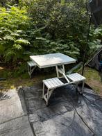 Inklapbare picknicktafel, Ophalen of Verzenden, Zo goed als nieuw, Rechthoekig