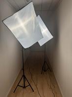 2 Bresser BR60s Studio Lampen met Statief, Ophalen of Verzenden, Gebruikt, Lamp of Flitsset