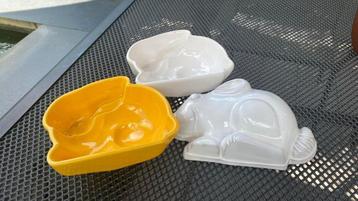 <3x puddingvorm haasjes/ konijntjes samen 7,50 euro> beschikbaar voor biedingen