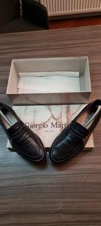 Giorgio Martini Leren Loafers - Maat 42, Kleding | Heren, Schoenen, Zwart, Zo goed als nieuw, Giorgio Martini, Loafers