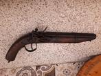 Antiek pistool, vuursteen, zwartkruit, Ophalen of Verzenden, Landmacht