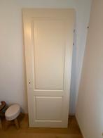 Witte Opdek Binnendeur 85x229cm - Nette Staat, Ophalen, Minder dan 25 mm, Eiken, Zo goed als nieuw