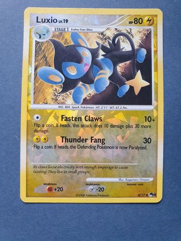 Luxio #8 holo pokemon kaart  beschikbaar voor biedingen