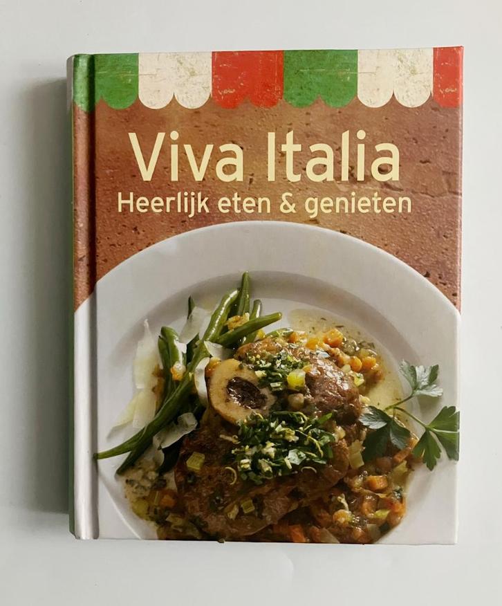 Kookboek | Viva Italia (hardcover, pocketformaat), Boeken, Kookboeken, Zo goed als nieuw, Voorgerechten en Soepen, Hoofdgerechten