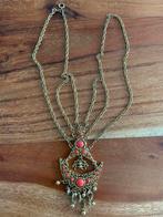 Mooi vintage goldplated ketting, Ophalen of Verzenden, Ketting, Met edelsteen