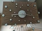 Karlsson - Wandklok Sunburst Large - Zilver- Ø50cm, Huis en Inrichting, Ophalen of Verzenden