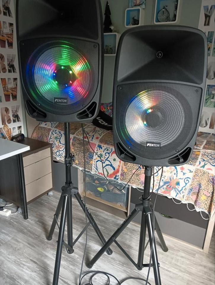 Fenton DJ Boxen, Muziek en Instrumenten, Dj-sets en Draaitafels, Zo goed als nieuw, Dj-set, Overige merken, Ophalen