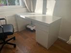 Ikea malm bureau wit, Huis en Inrichting, Bureaus, Ophalen, Gebruikt