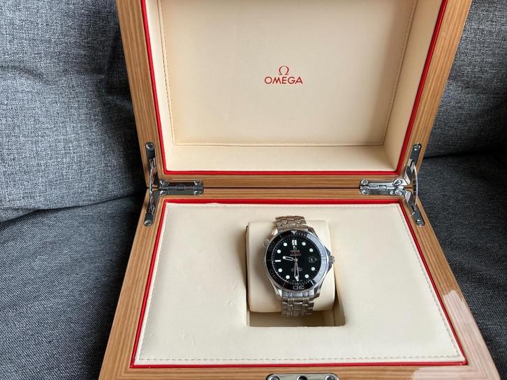 Omega Seamaster Diver 300M co-axial, Sieraden, Tassen en Uiterlijk, Horloges | Heren, Zo goed als nieuw, Polshorloge, Omega, Staal