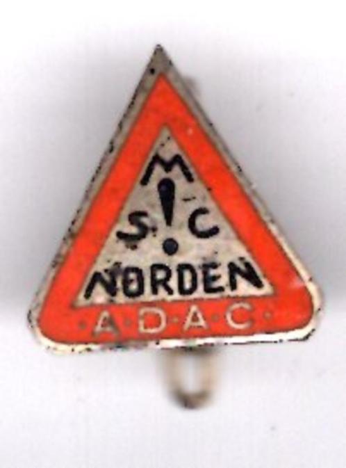 S.C. Norden A.D.A.C. email op zilverk broche ( E_154 ), Verzamelen, Speldjes, Pins en Buttons, Zo goed als nieuw, Speldje of Pin