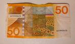 50 Gulden Biljet - Zonnebloem 1982, Postzegels en Munten, Bankbiljetten | Nederland, Ophalen of Verzenden, 50 gulden, Los biljet