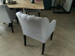 6 Mooie Eetkamerstoelen, Huis en Inrichting, Stoelen, Ophalen, Gebruikt, Grijs, Vijf, Zes of meer stoelen