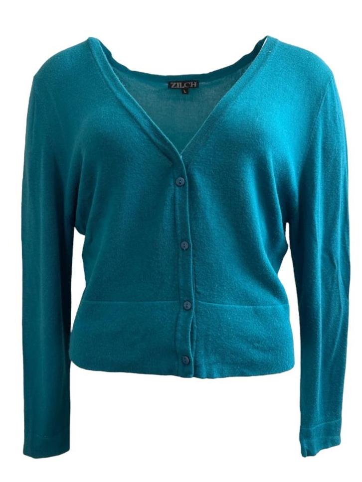 Zilch vest L, Kleding | Dames, Truien en Vesten, Zo goed als nieuw, Maat 42/44 (L), Blauw, Ophalen of Verzenden