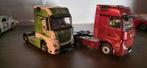 Mercedes-Benz Actros Model Trucks - 2 stuks, Ophalen of Verzenden, Zo goed als nieuw, Bus of Vrachtwagen, Overige merken