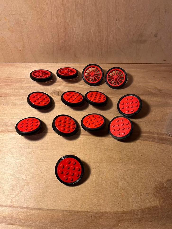 030 - Lego Partij Vintage Spaakwielen, Kinderen en Baby's, Speelgoed | Duplo en Lego, Gebruikt, Lego, Losse stenen, Ophalen of Verzenden