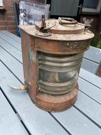 Koperen scheepslamp Heklicht, Verzamelen, Scheepvaart, Ophalen