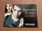 Programma musical Sweeney Todd, Boeken, Ophalen of Verzenden, Zo goed als nieuw