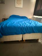 Gratis Twijfelaar Boxspring, Ophalen, Gebruikt, Wit, Twijfelaar