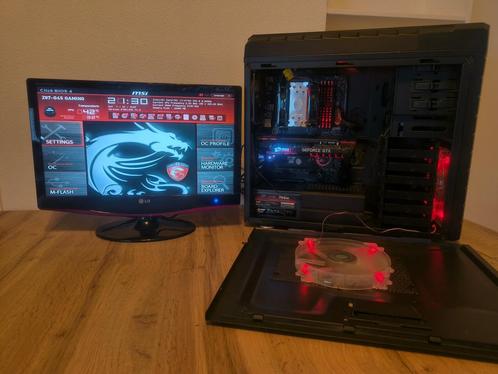 Gaming PC Intel 4770k, MSI GTX 1080TI, 16Gb RAM, Computers en Software, Desktop Pc's, Gebruikt, 3 tot 4 Ghz, SSD, 16 GB, Met videokaart