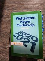 Wetteksten Hoger Onderwijs, Boeken, Studieboeken en Cursussen, Ophalen of Verzenden, Beta, Zo goed als nieuw, HBO