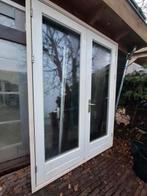 Openslaande tuindeuren dubbel glas deuren terrasdeuren pui, Ophalen, Deurkozijn, 225 cm of meer, Zo goed als nieuw
