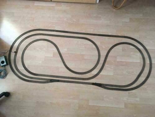 Fleischmann H0 treinbaan "3 dubbel startset + buitenring", Hobby en Vrije tijd, Modeltreinen | H0, Gebruikt, Treinset, Gelijkstroom