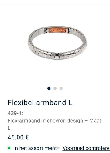 Energetix flexibele armband L en XL van € 45 voor € 32 beschikbaar voor biedingen