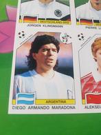 Diego Maradona Panini World Cup Italia 90 op vel stickers, Ophalen of Verzenden, Nieuw, Buitenlandse clubs, Poster, Plaatje of Sticker