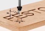 Festool HW S8 D11/60 Freesbit Graveerfrees 60 S 8mm 11,0mm, ., Nieuw, Ophalen of Verzenden, .