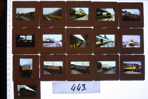 443)  16 dia's van Beneluxmaterieel, Verzamelen, Spoorwegen en Tramwegen, Gebruikt, Trein, Kaart of Prent, Ophalen of Verzenden