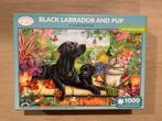 Otter House Puzzel - Black Labrador and Pup - 1000 stukjes, Ophalen of Verzenden, 500 t/m 1500 stukjes, Zo goed als nieuw, Legpuzzel