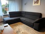 Donker grijze hoekbank, Ophalen, Stof, 250 tot 300 cm, Minder dan 75 cm