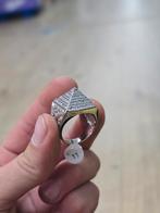 Piramid Ring size 11, Sieraden, Tassen en Uiterlijk, Ringen, Ophalen, Zo goed als nieuw, Dame