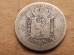 Belgie - schaarse oude 50 Centimes zilver 1886 Leopold II fr, Zilver, Ophalen of Verzenden, Losse munt, Zilver
