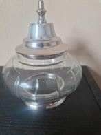 Kleine voorraadpot met zilverkleurige deksel nieuw, Ophalen of Verzenden
