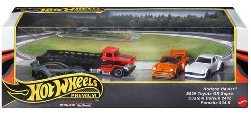 Hot Wheels Diorama GR Supra Datsun 240Z Porsche 934.5 Hauler, Kinderen en Baby's, Speelgoed | Speelgoedvoertuigen, Nieuw, Ophalen of Verzenden