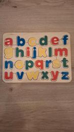 Houten puzzel alfabet., Ophalen of Verzenden, Minder dan 10 stukjes, 6 maanden tot 2 jaar
