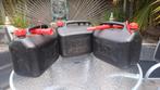 3 jerrycan à 10 liter met 2 schenktuit, Ophalen of Verzenden, Gebruikt