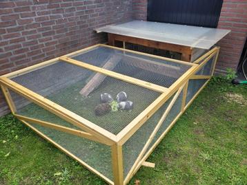 Cavia/konijn buitenverblijf buiten hok GRATIS beschikbaar voor biedingen