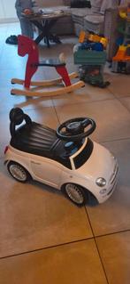 Leuke Loopauto Fiat 500 - Wit, Ophalen, Zo goed als nieuw, Loopvoertuig