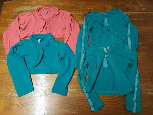 3x vest, bolero, roze en groen Persival 116/122, Kinderen en Baby's, Kinderkleding | Maat 116, Zo goed als nieuw, Meisje, Trui of Vest
