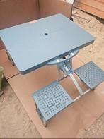 Inklapbare Aluminium Picknicktafel, Ophalen, Vierkant, Kinderpicknicktafel, Nieuw