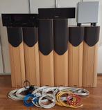 Mission speakers & Quake sub woofer & Denon receiver, Gebruikt, 60 tot 120 watt, Complete surroundset, Ophalen