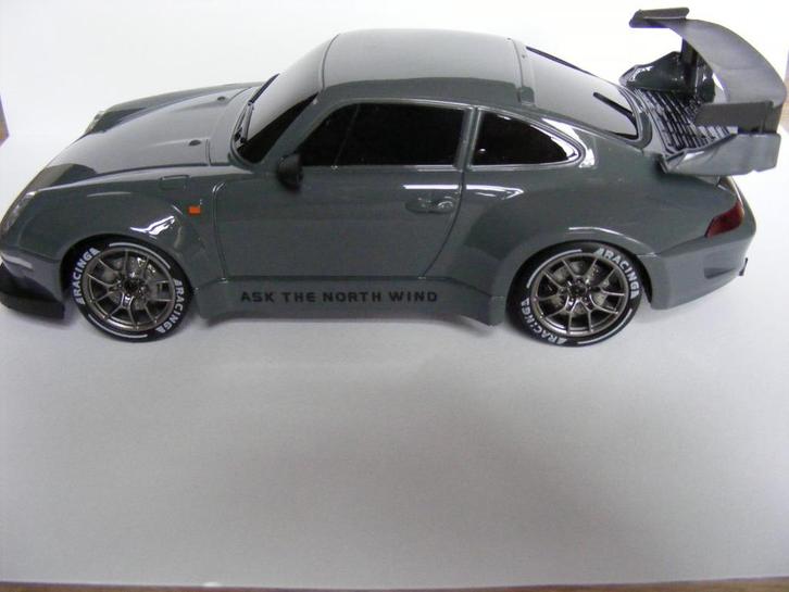 RC - PORSCHE 993 GT2 EVO met afstandsbediening, Hobby en Vrije tijd, Modelbouw | Radiografisch | Auto's, Nieuw, Auto onroad, Elektro