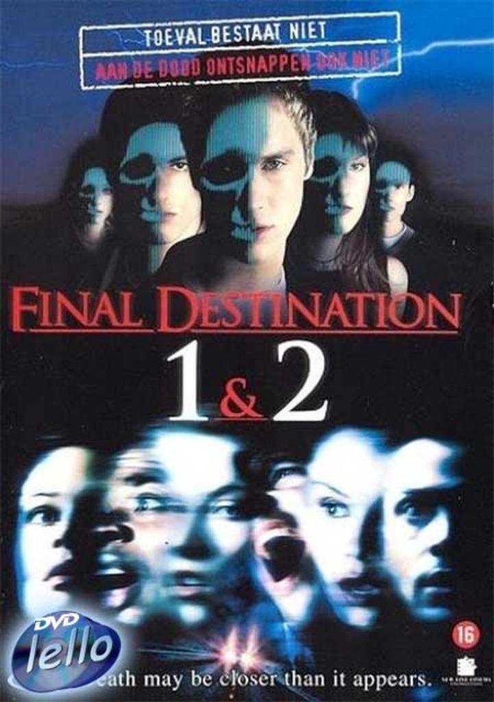 Final Destination 1 & 2 Box (2000/03 Devon Sawa, Ali Larter), Cd's en Dvd's, Dvd's | Horror, Nieuw in verpakking, Slasher, Boxset