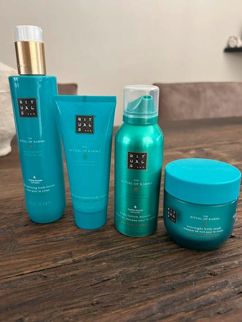 RITUALS SET 4 STUKS RITUAL OF KARMA  …., Sieraden, Tassen en Uiterlijk, Uiterlijk | Lichaamsverzorging, Nieuw, Bodylotion, Crème of Olie