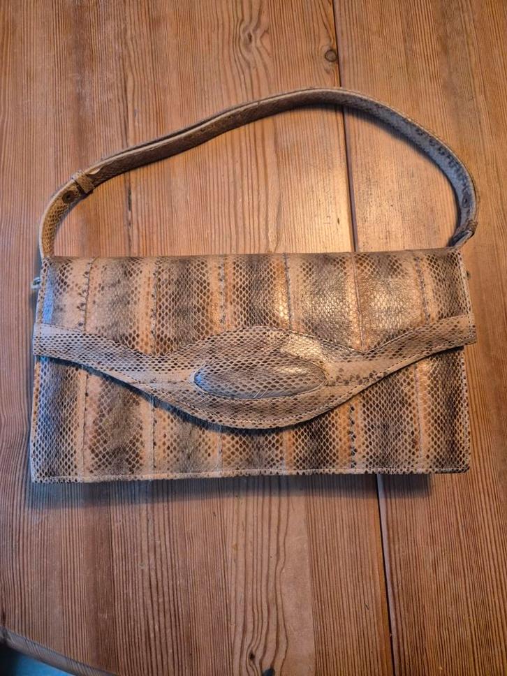 Handgemaakte Slangen/Hagedis Leren Tas, Sieraden, Tassen en Uiterlijk, Tassen | Damestassen, Nieuw, Ophalen of Verzenden